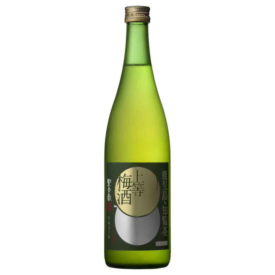 A bottle of Hombo Shuzo Joto Chiran-Cha Umeshu 720ml