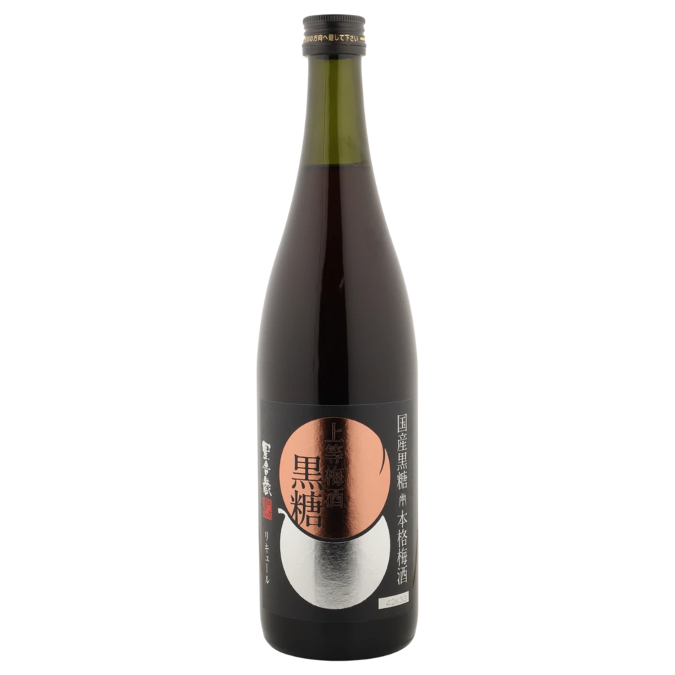 A bottle of Hombo Shuzo Kokuto Umeshu NEW LABEL 720ml