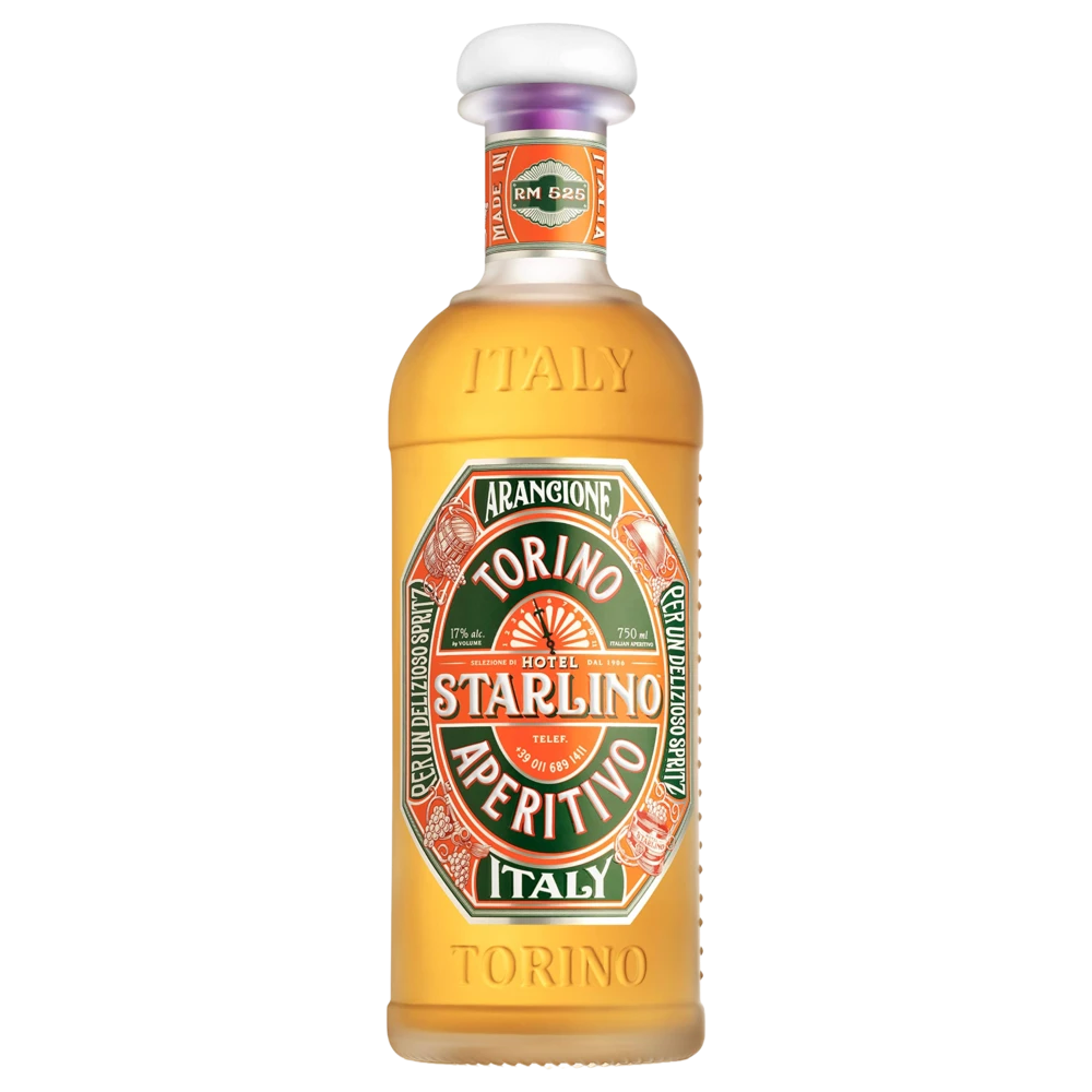 A bottle of Hotel Starlino Orange Aperitivo 750ml