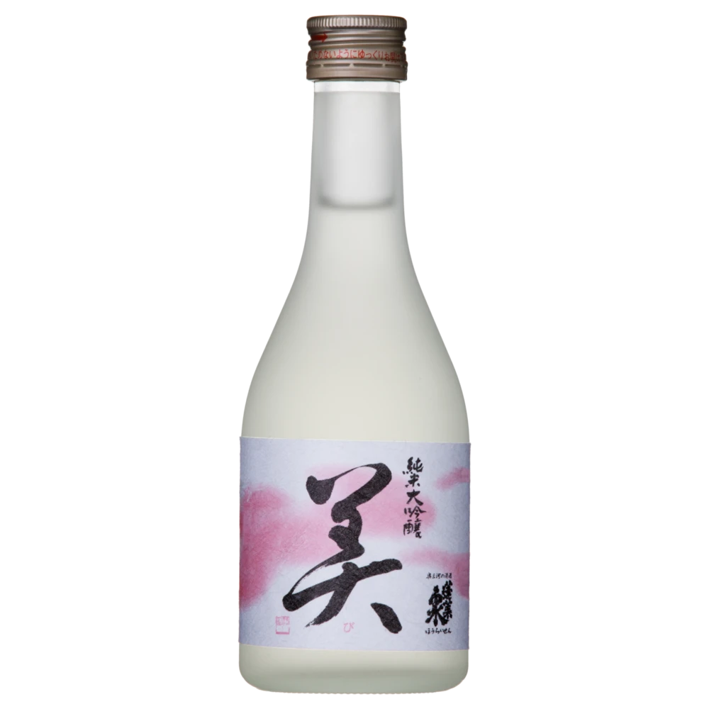 A bottle of Houraisen Bi Junmai Daiginjo 300ml