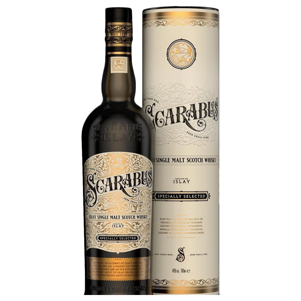 A bottle of Hunter Laing Scarabus Islay Single Malt Whisky 46% 700ml
