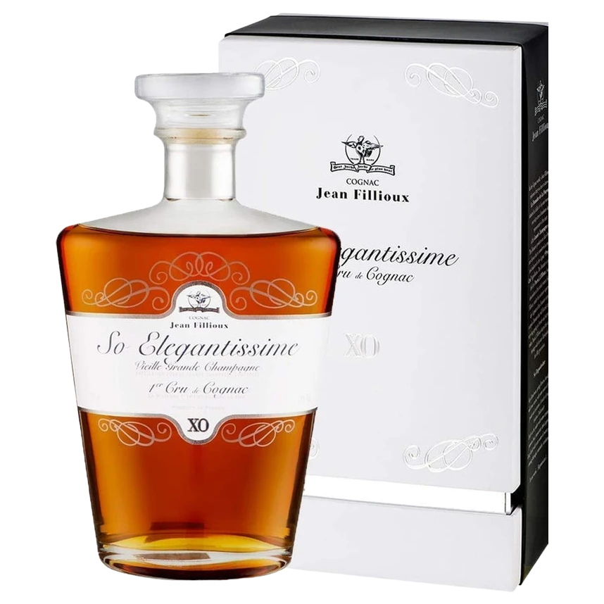 A bottle of Jean Fillioux So Elegantissime XO 40% 700ml