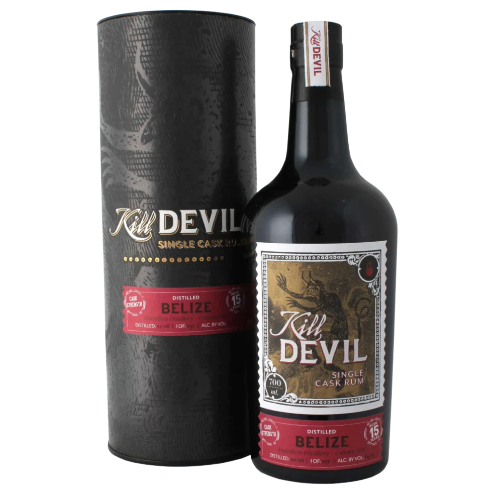 A bottle of Kill Devil Belize Traveller's Rum 15YO 64.1% 700ml
