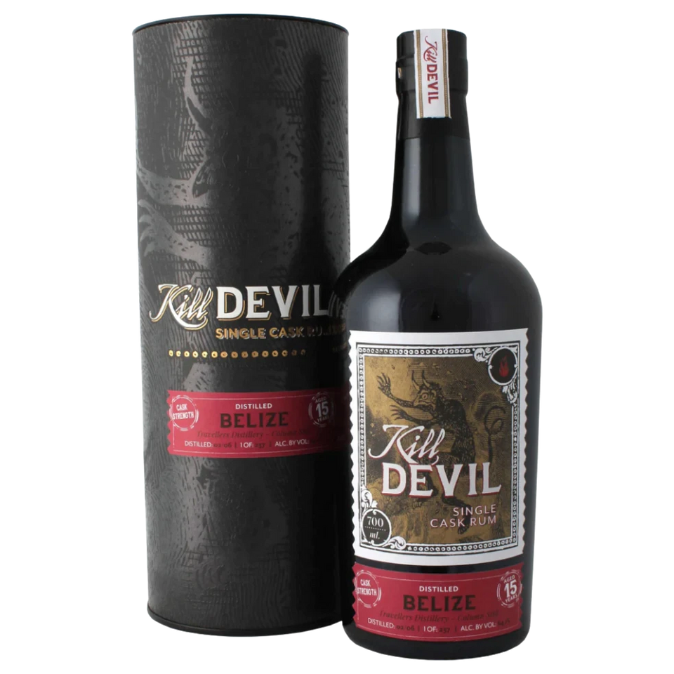 A bottle of Kill Devil Belize Traveller's Rum 15YO 64.1% 700ml