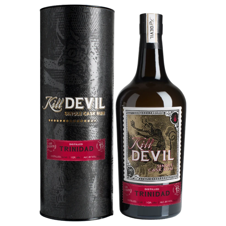 A bottle of Kill Devil Trinidad Rum 15YO 62.9% 700ml