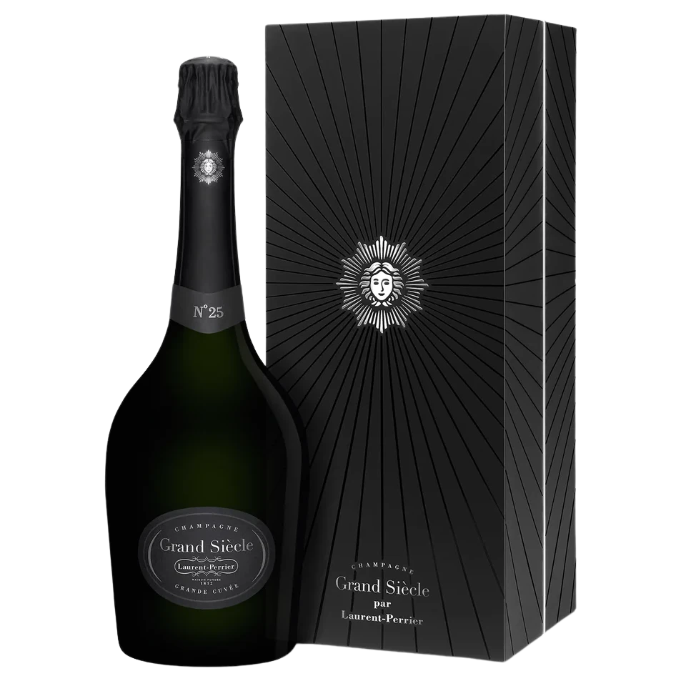A bottle of Laurent Perrier Grand Siecle No 25 (2008 2007 2006) 750ml Sparkling Wine