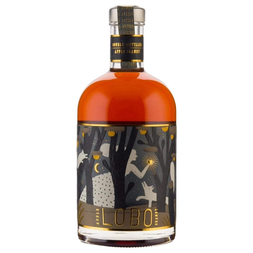 A bottle of Lobo Apple Brandy 41.6% 700ML 700ml
