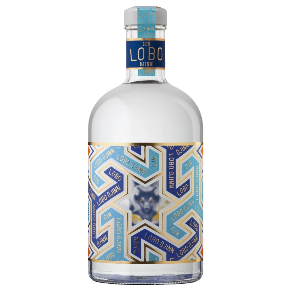 A bottle of Lobo Djinn Gin 41.6% 500ML 500ml