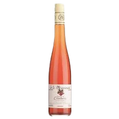A bottle of Massenez Liqueur De Cranberry 17% 500ml