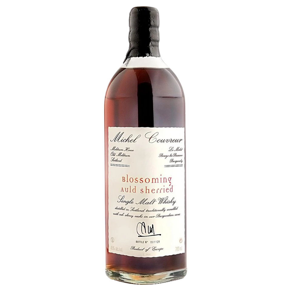 A bottle of Michel Couvreur Whisky Blossoming 45% 700ml