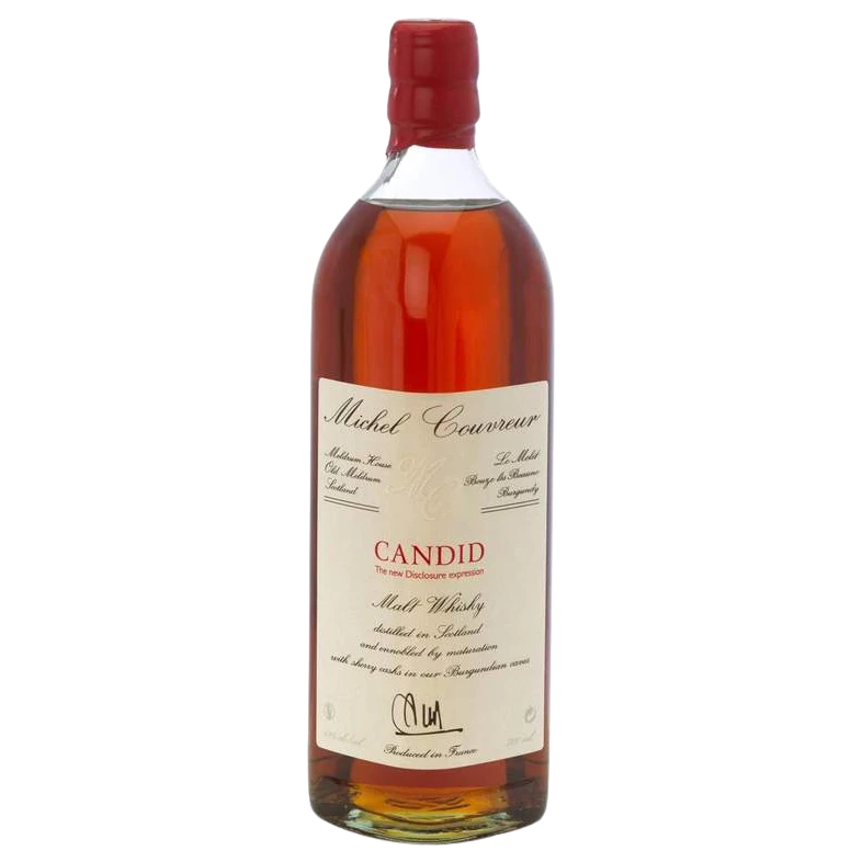 A bottle of Michel Couvreur Whisky Candid 49% 700ML 700ml