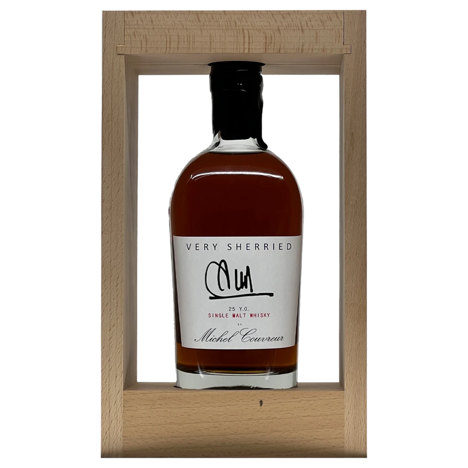 A bottle of Michel Couvreur Whisky Very Sherried 45% 500ml