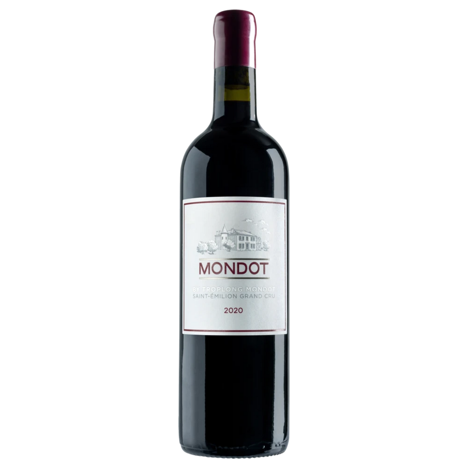 A bottle of Mondot 2020 1500ml Red Wine