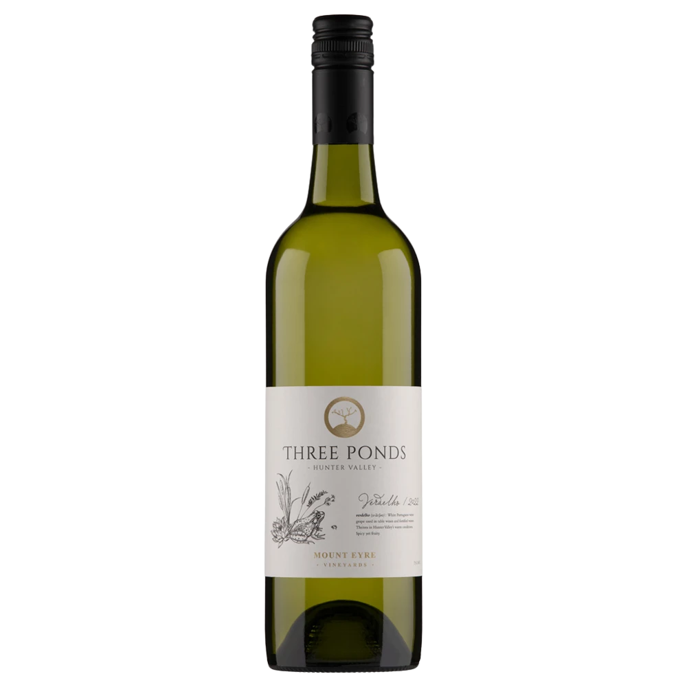 A bottle of Mount Eyre Three Ponds Verdelho 2022 750ml White Wine