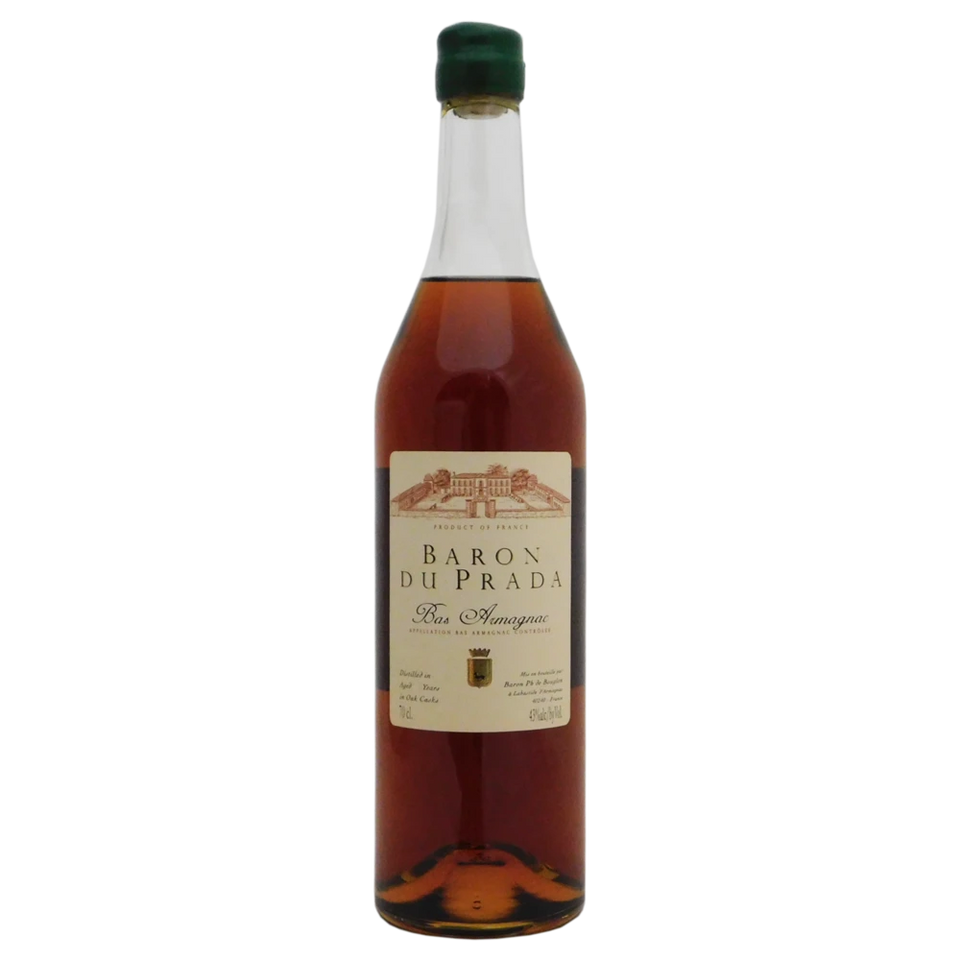 A bottle of N/A XO Chateau du Prada Bas-Armagnac XO 700ml Red Wine