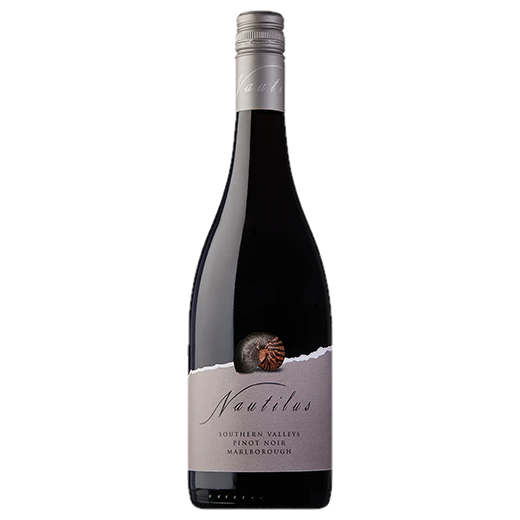 A bottle of Nautilus Estate Southern Valleys Pinot Noir 2017 750ml Red Wine