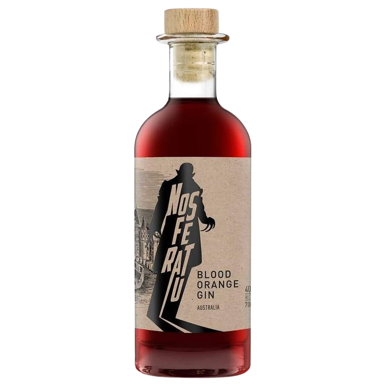 A bottle of Nosferatu Blood Orange Gin 40.4% 700ml