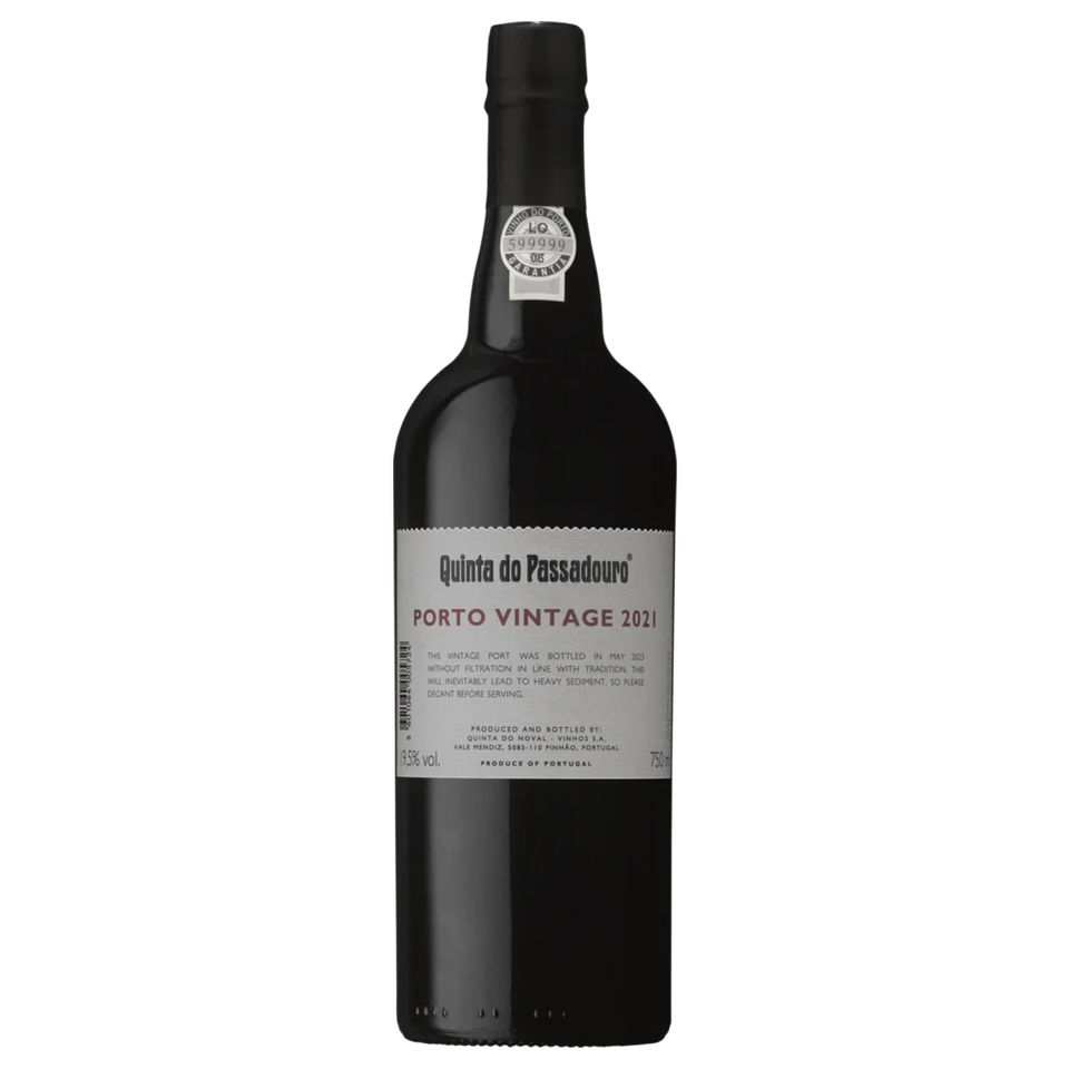 A bottle of Noval Quinta do Passadouro Vintage Port 2021 750ml Fortified Wine