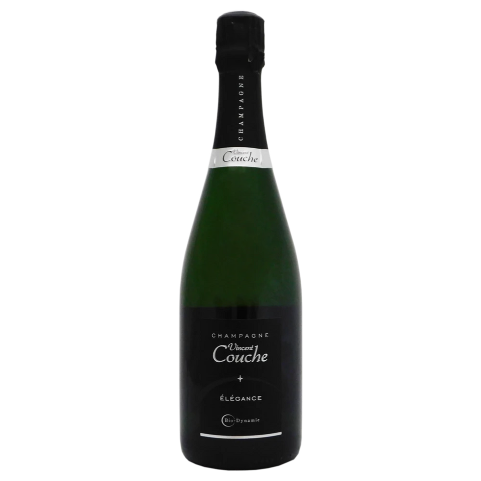 A bottle of NV Champagne Vincent Couche Elegance Extra Brut 750ml Sparkling Wine