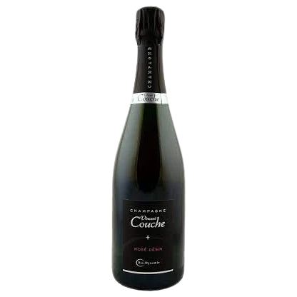 A bottle of NV Champagne Vincent Couche 'Rosé Desir' Extra Brut 750ml Sparkling Wine