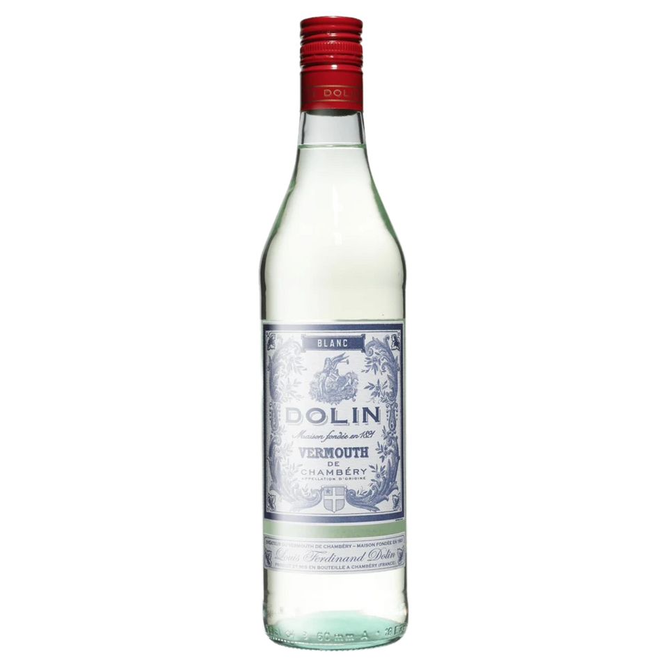 A bottle of NV Dolin Vermouth Blanc (White) 16% 750ml Fortified Wine