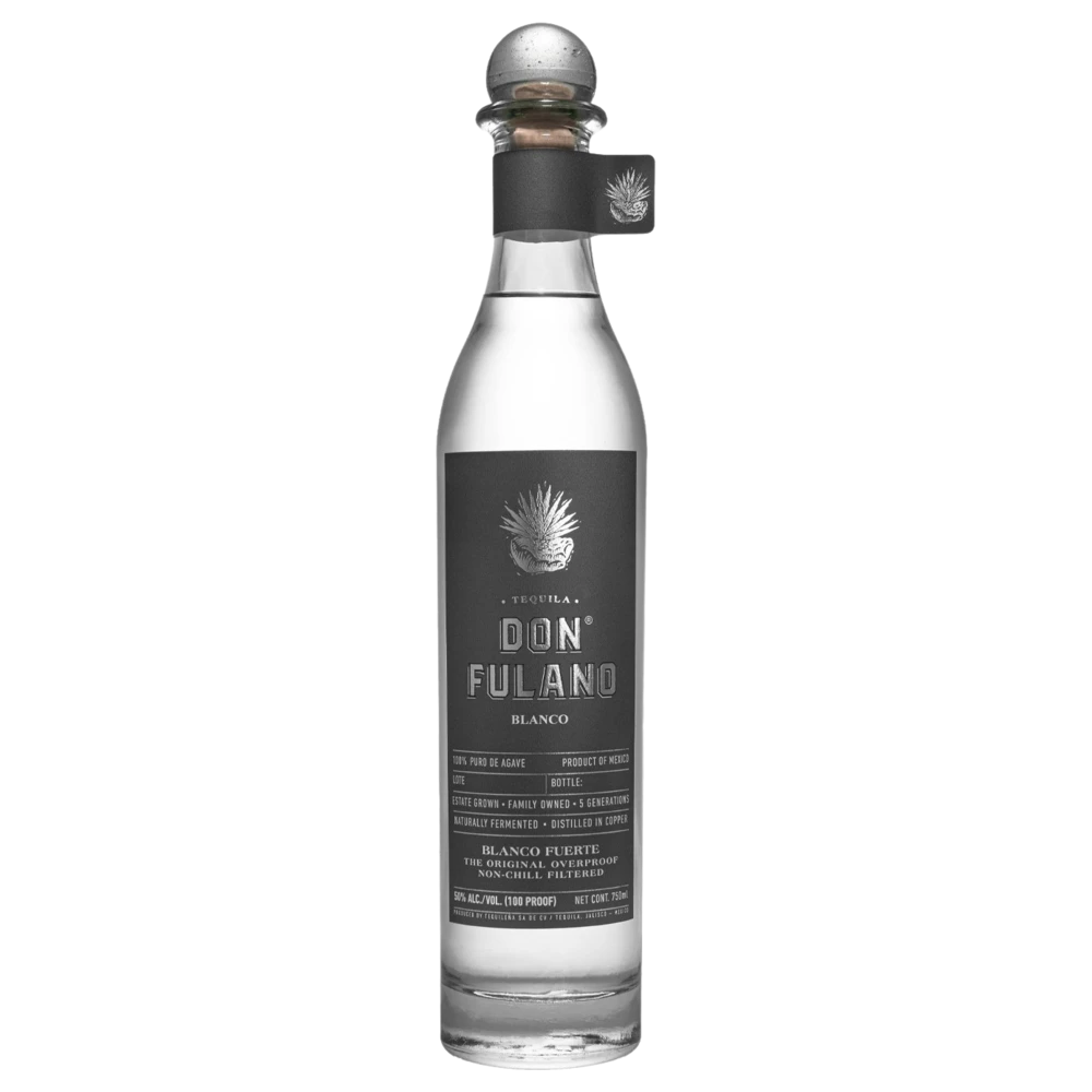 A bottle of NV Don Fulano Fuerte 100 Proof Blanco Tequila 50% 700ml