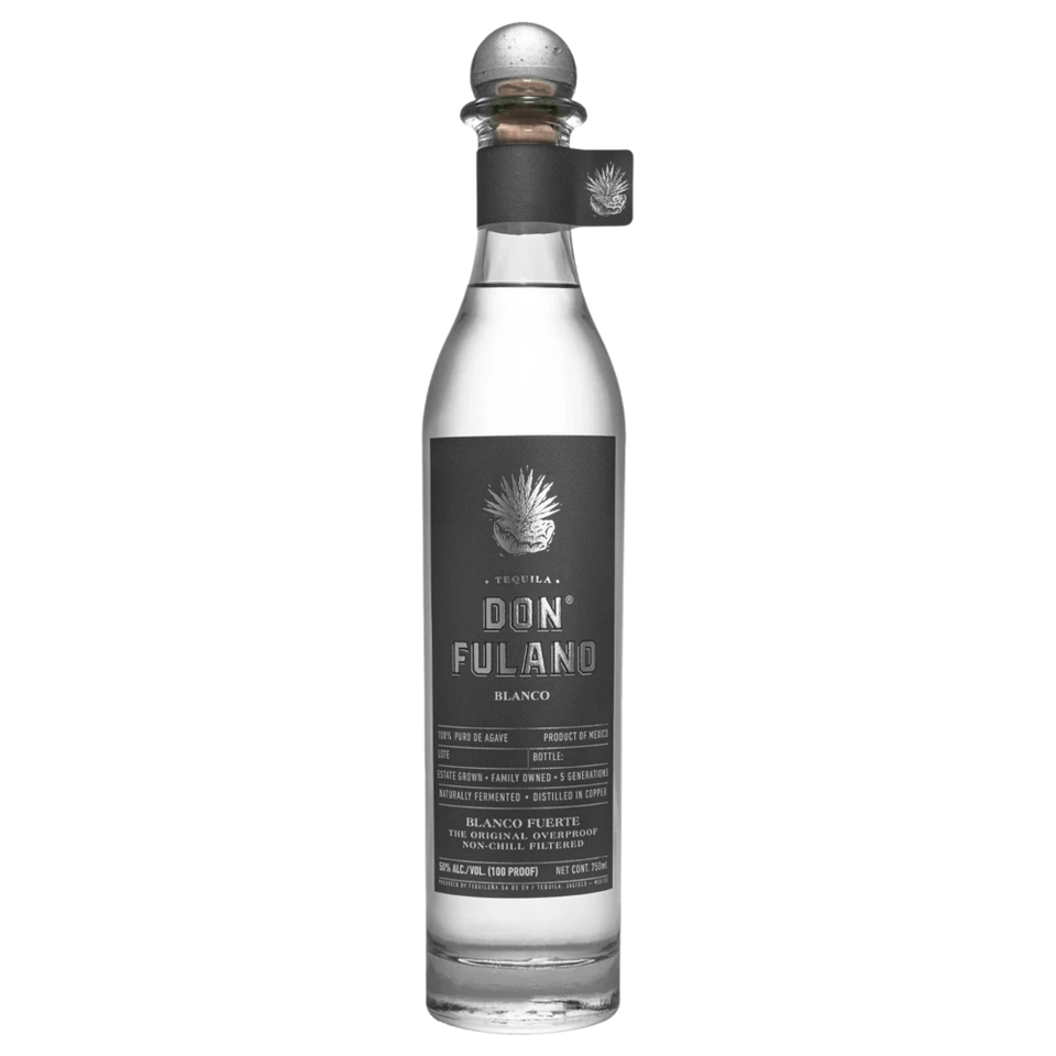 A bottle of NV Don Fulano Fuerte 100 Proof Blanco Tequila 50% 700ml