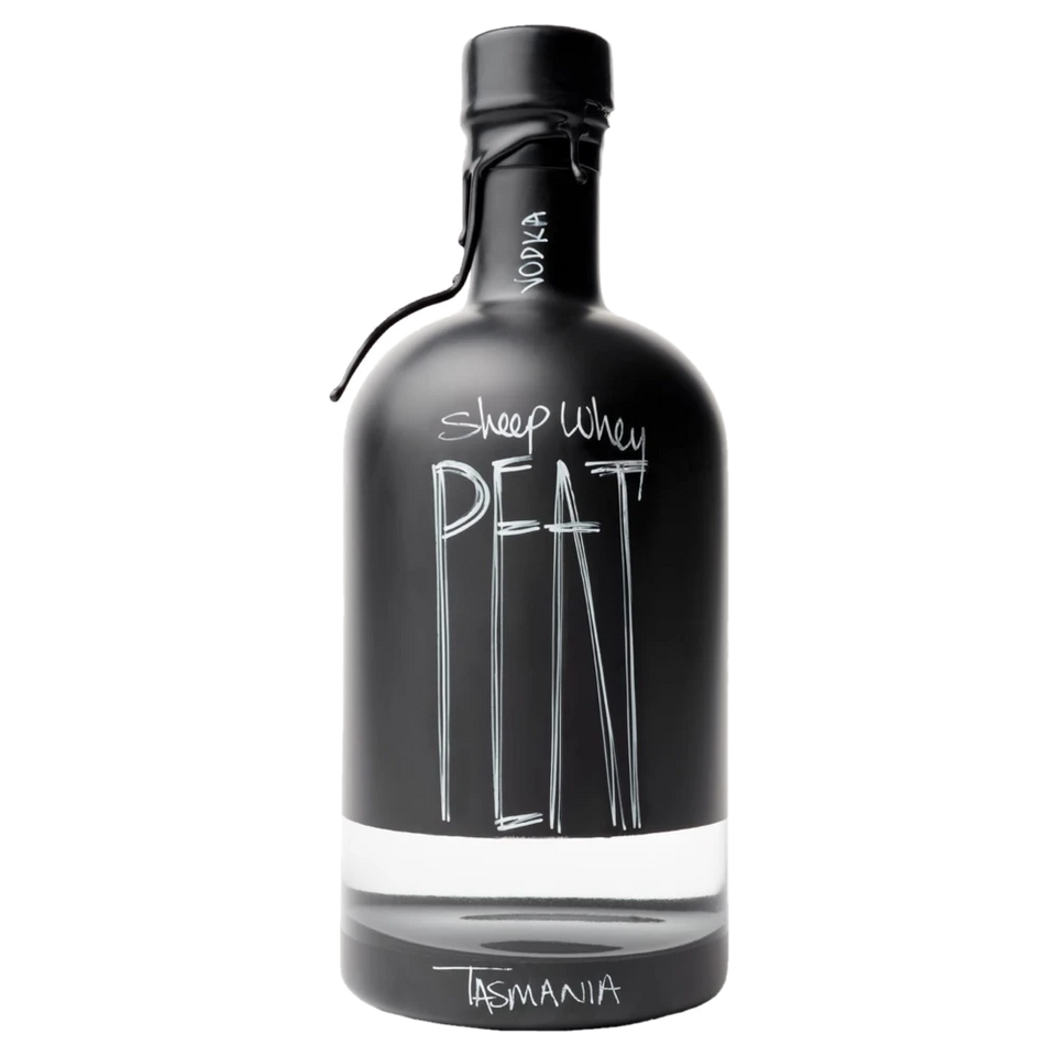 A bottle of NV Hartshorn Peat Smoked Sheep Whey Vodka 40% 500ml