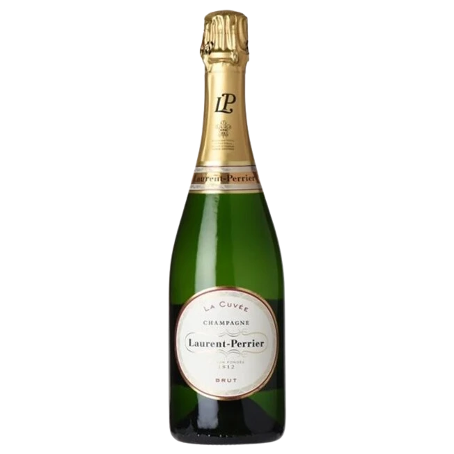 A bottle of NV Laurent Perrier La Cuvee 375ml Sparkling Wine