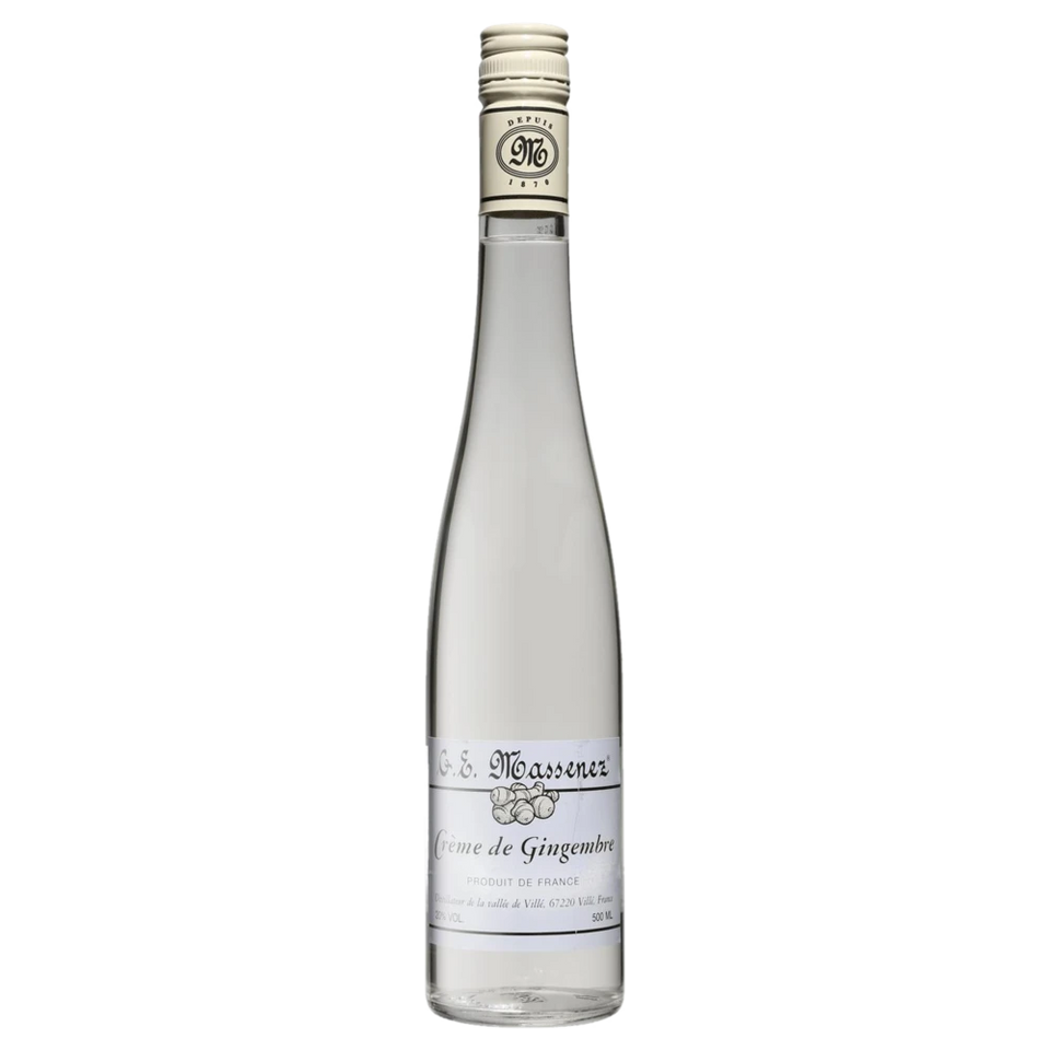 A bottle of NV Massenez Creme de Gingembre (Ginger liqueur) 20% 500ml