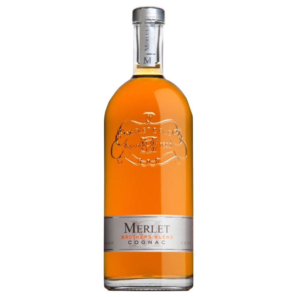 A bottle of NV Merlet Brothers Blend Cognac 700ml