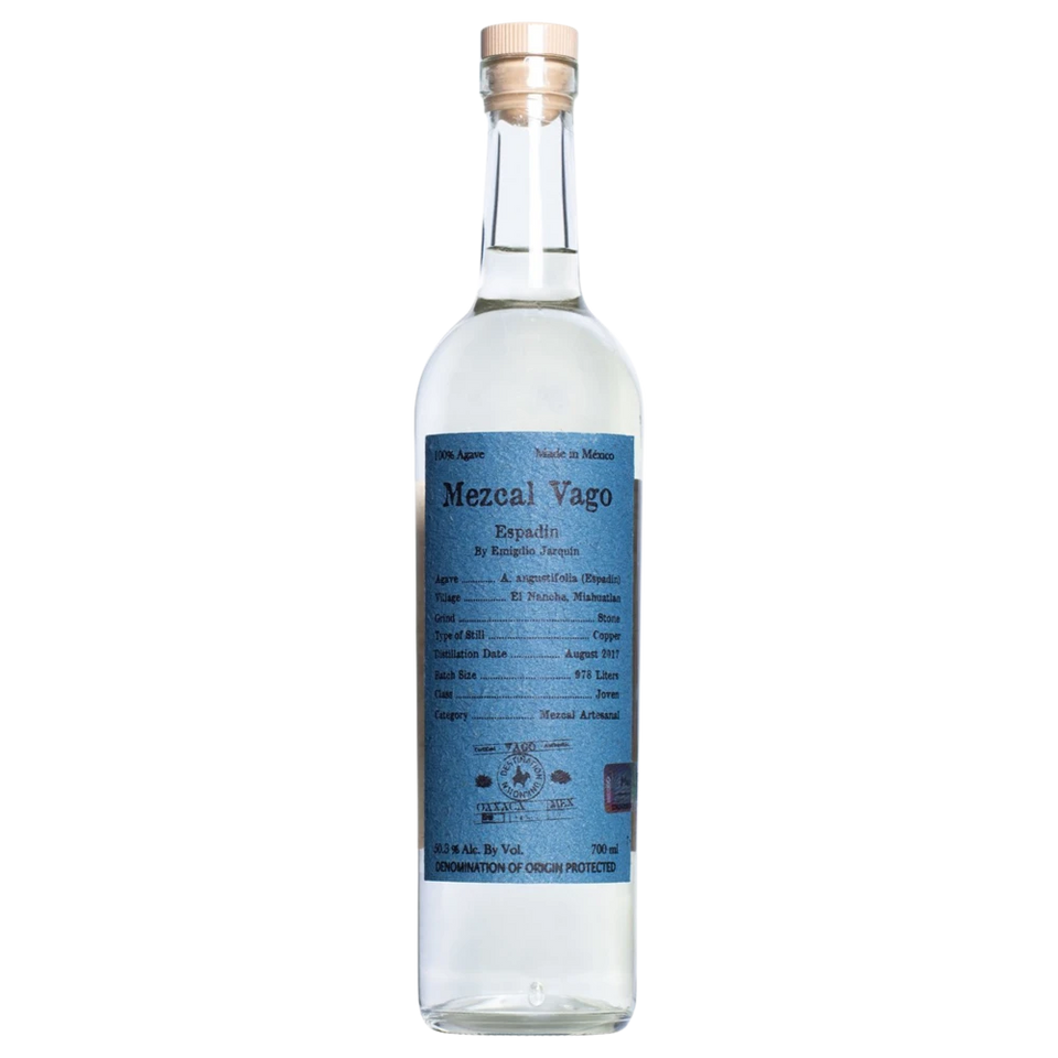 A bottle of NV Mezcal Vago Espadin (Emigdio Jarquin) 50.86% 700ml