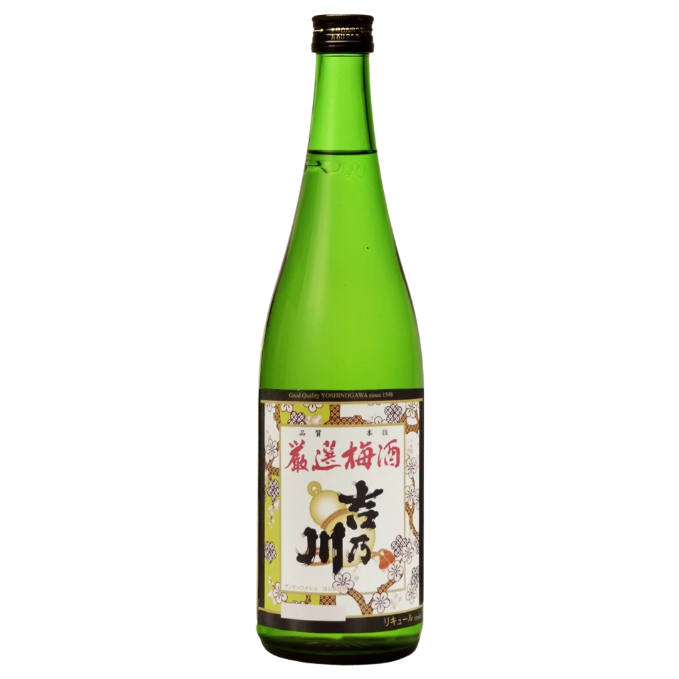 A bottle of NV Yoshinogawa Gensen Umeshu NV 720ml