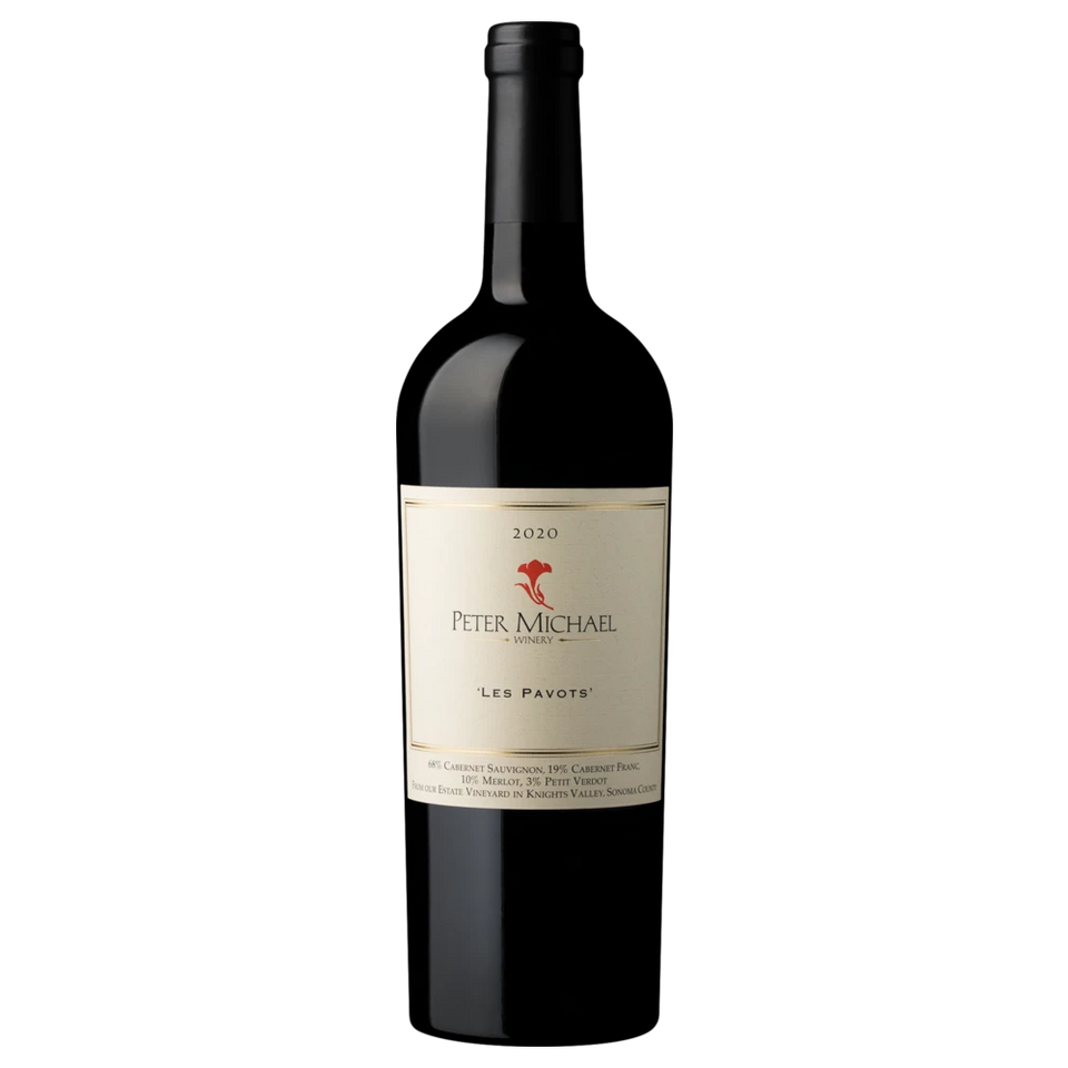 A bottle of Peter Michael Les Pavots 2019 1500ml Red Wine