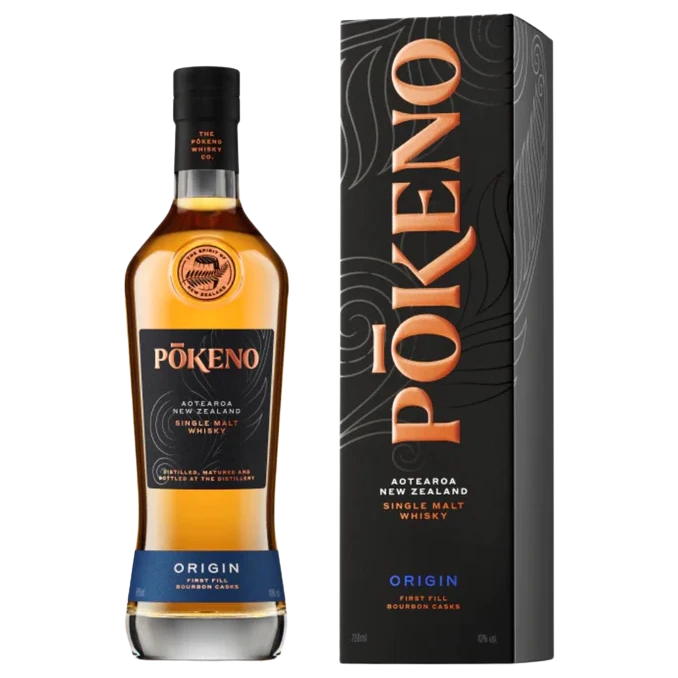 A bottle of Pōkeno Origin Whisky 43% 700ml