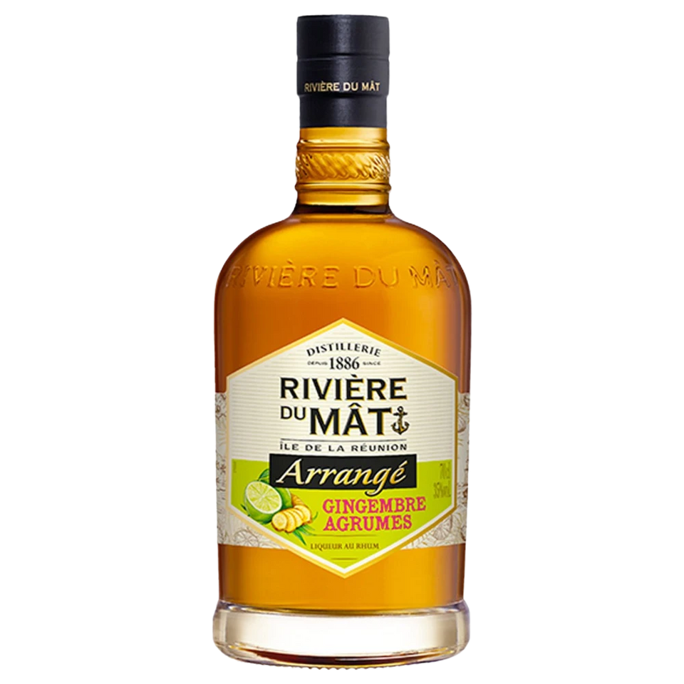 A bottle of Rivière Du Mat Rum arrange Ginger 700ml