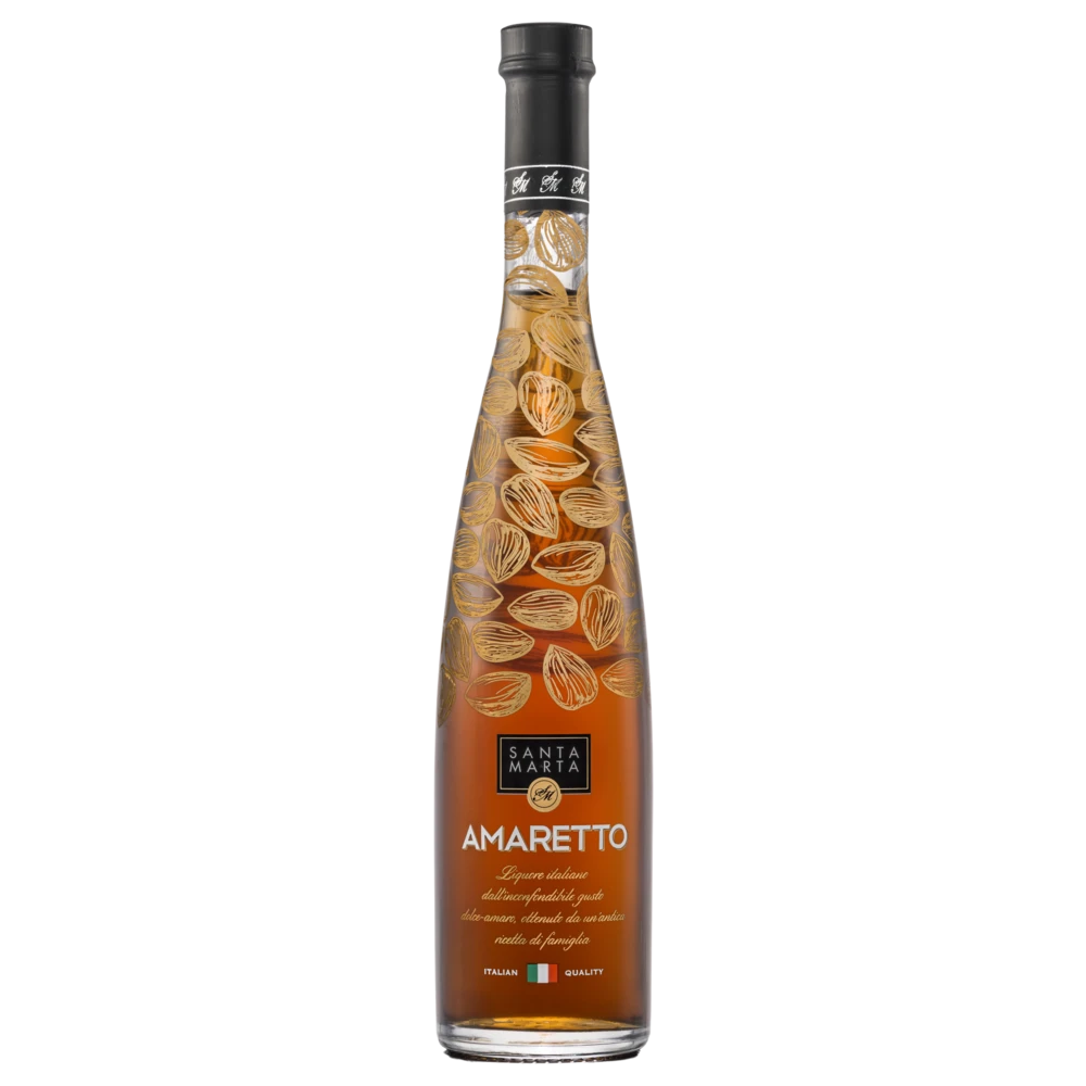 A bottle of Santa Marta Amaretto Liqueur 24% 500ml
