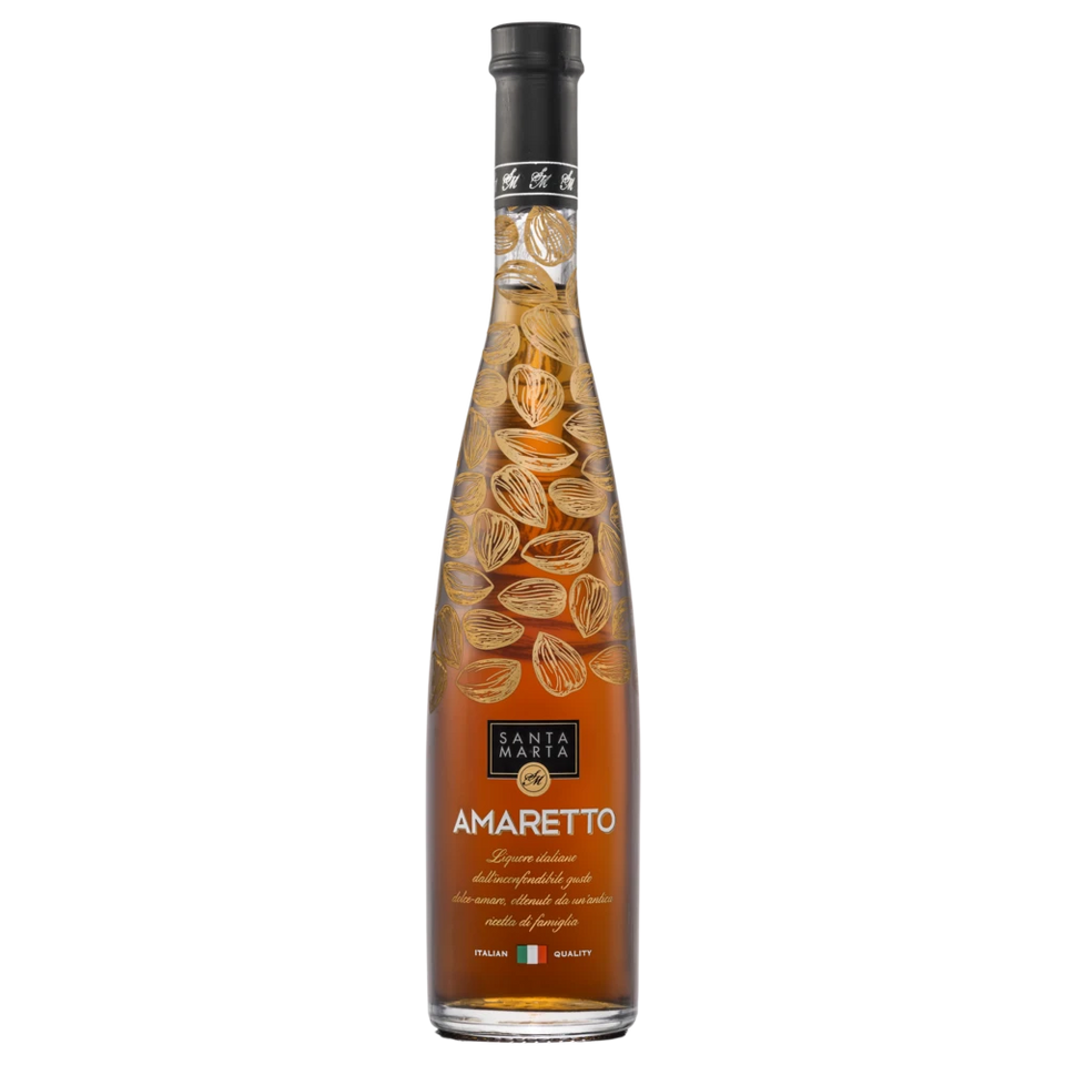 A bottle of Santa Marta Amaretto Liqueur 24% 500ml