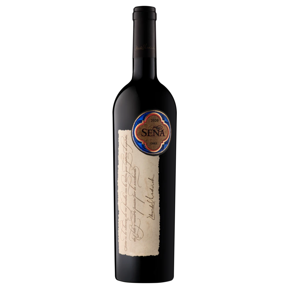 A bottle of Sena 12000mL 2020 12000ml Red Wine
