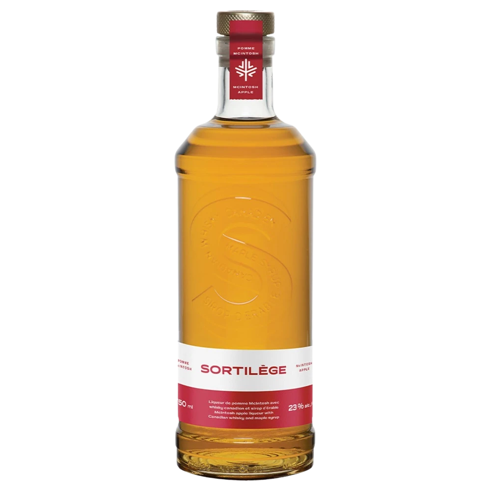 A bottle of Sortilege Apple Whisky Liqueur 750ml