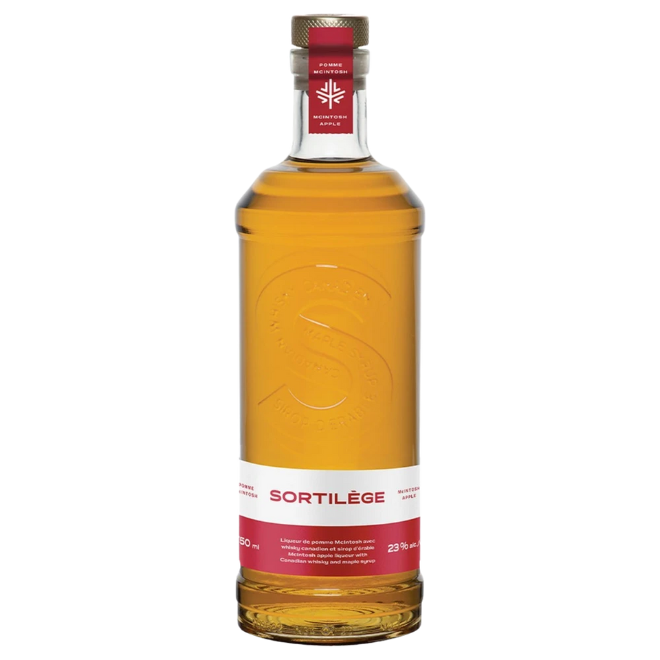 A bottle of Sortilege Apple Whisky Liqueur 750ml