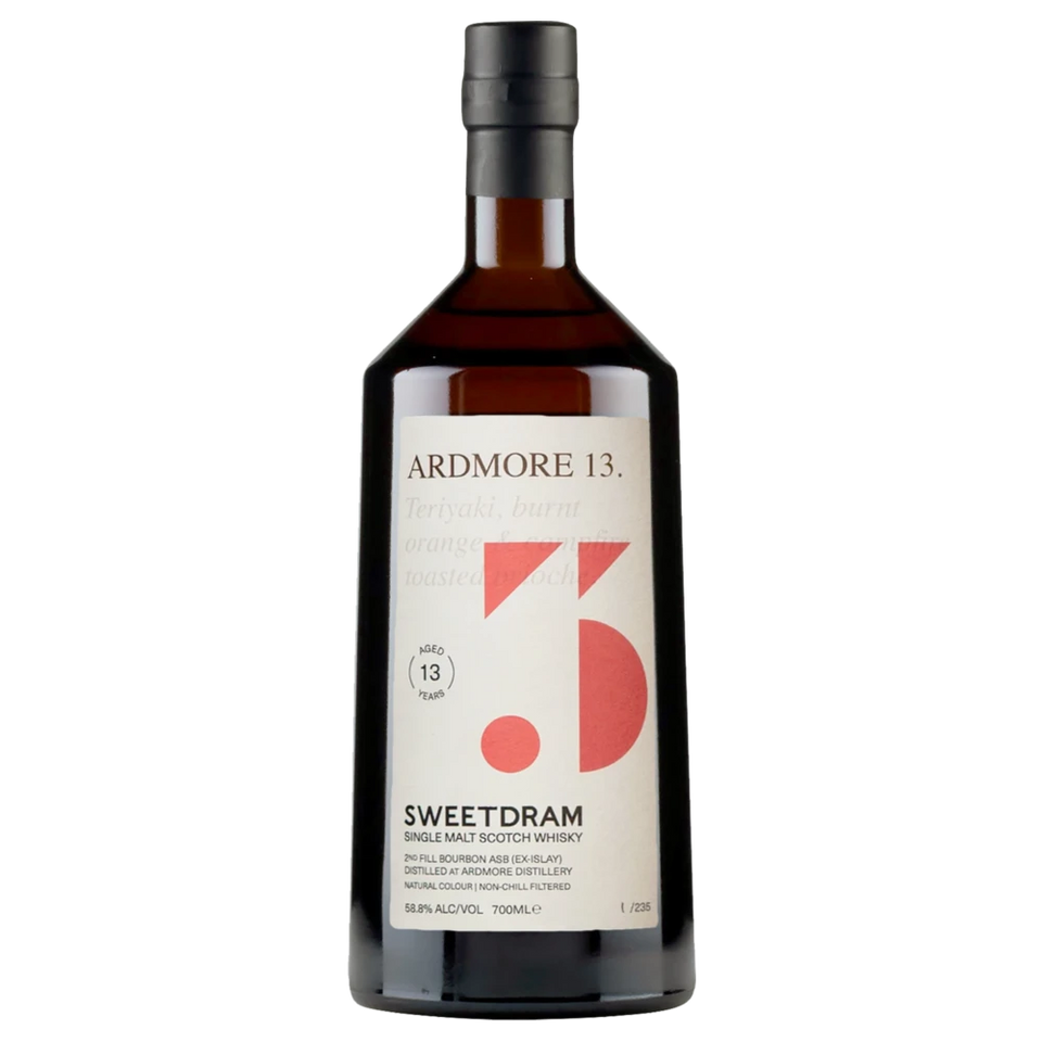 A bottle of Sweetdram Ardmore 13 Single Malt Scotch Whisky 700mL 700ml
