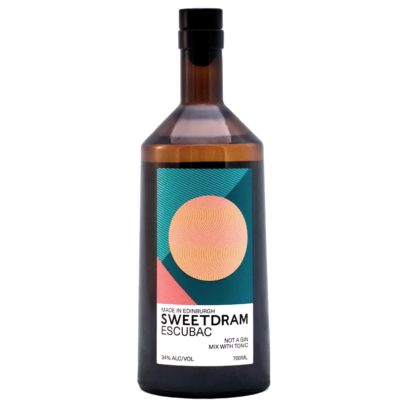A bottle of Sweetdram Scottish Escubac 700mL 700ml