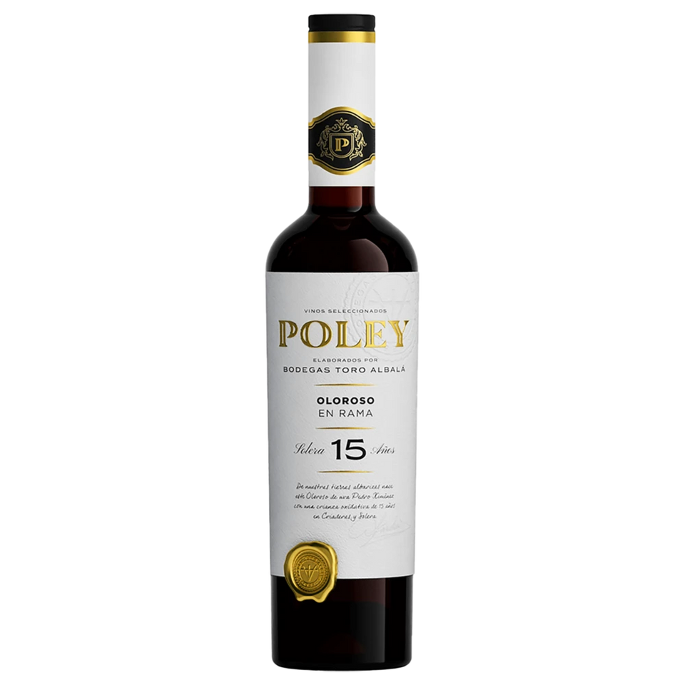 A bottle of Toro Albala Poley Oloroso En Rama 15 Años NV 500mL 500ml Fortified Wine