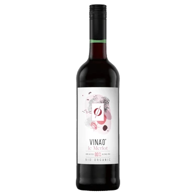 VINA’0° Le Merlot Alcohol Free Organic red wine