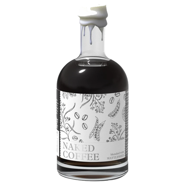 A bottle of White Possum Naked Coffee 20% 500mL 500ml