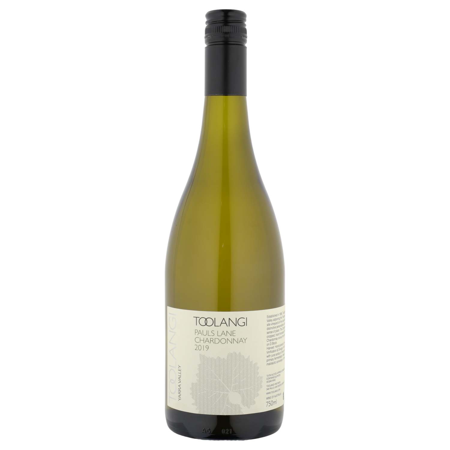 2019 Toolangi Pauls Lane Chardonnay (ITM55071) single bottle shot