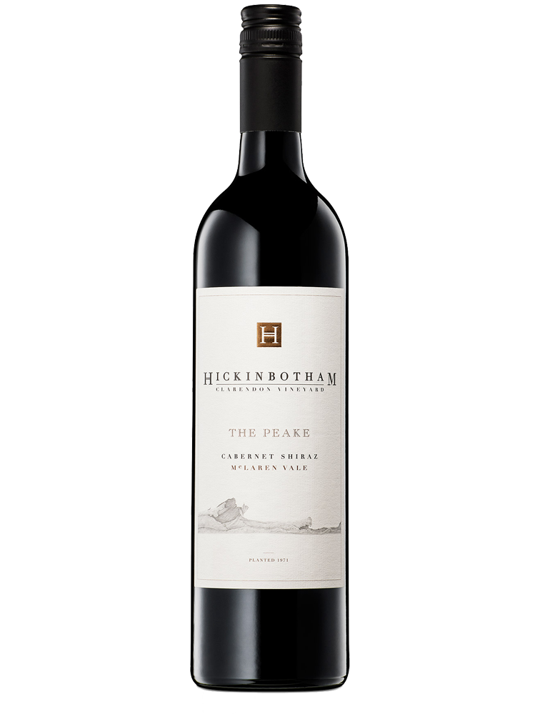 2018 Hickinbotham Clarendon Vineyard The Peake Cabernet Shiraz (ITM59799) single bottle shot