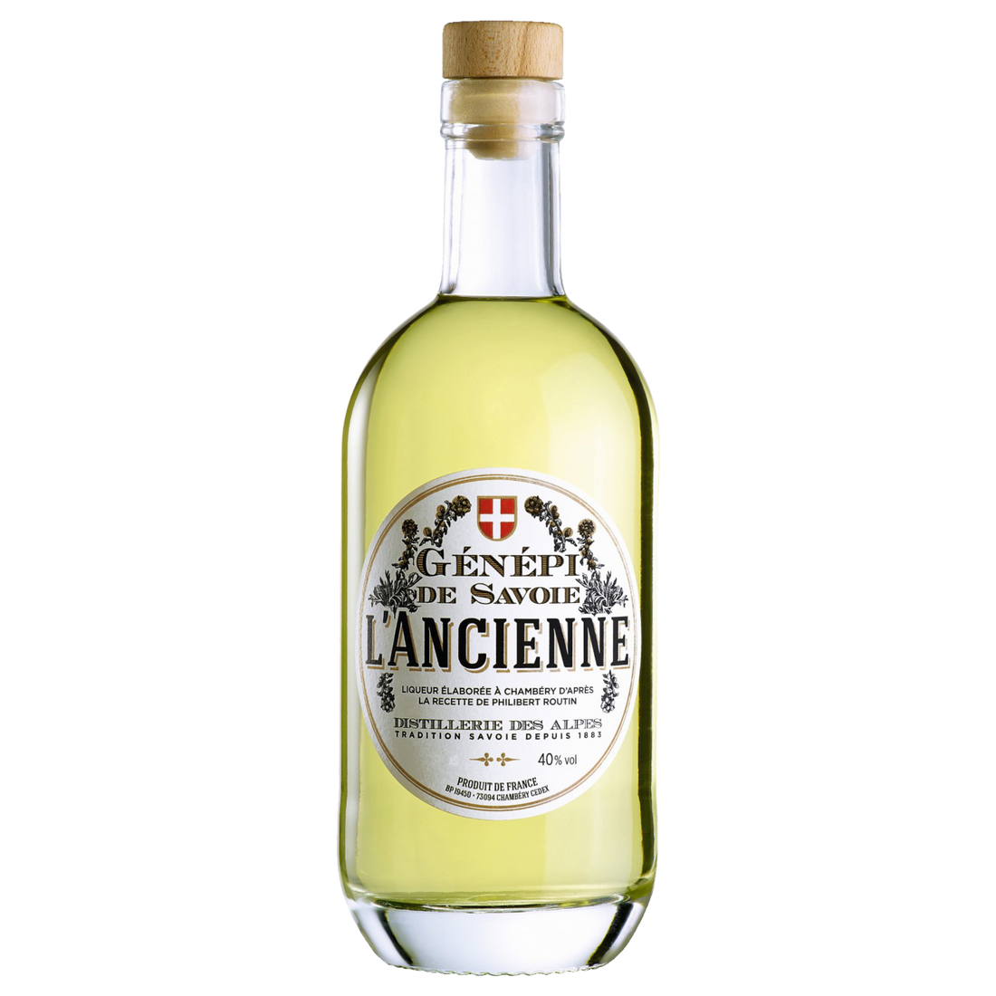 Distillerie des Alpes Génépi de Savoie "L'Ancienne" 40% 500ML (ITM118011) single bottle shot