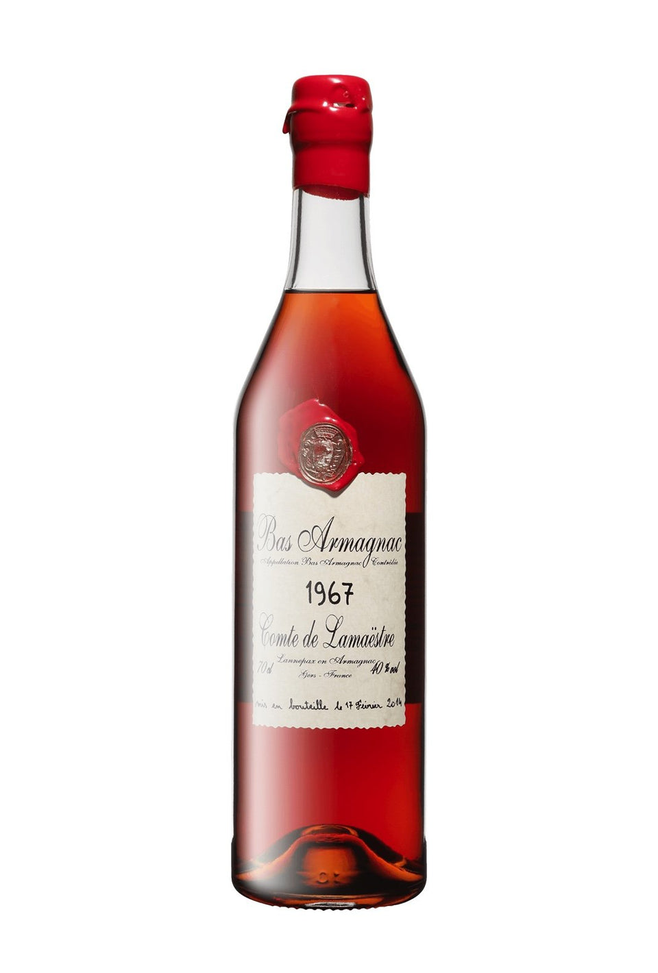 1967 Comte de Lamaestre Bas-Armagnac 700mL (ITM41334) single bottle shot